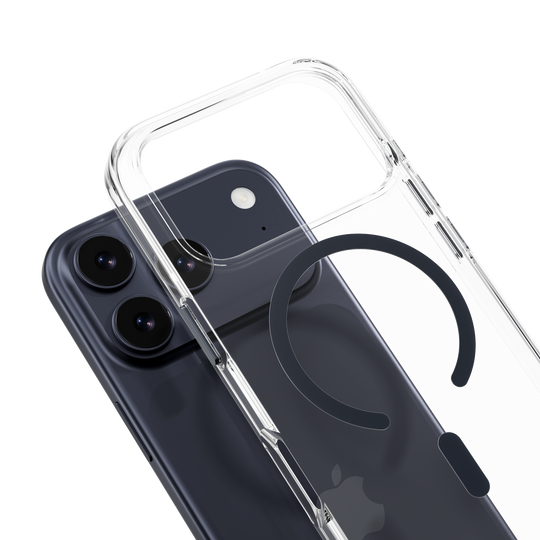 MAGEASY CLEAR CASE FOR IPHONE 17 SERIES - TRANSPARENT/ MIDNIGHT RING MAGEASY CLEAR CASE FOR IPHONE 17 SERIES - TRANSPARENT/ MIDNIGHT RING
