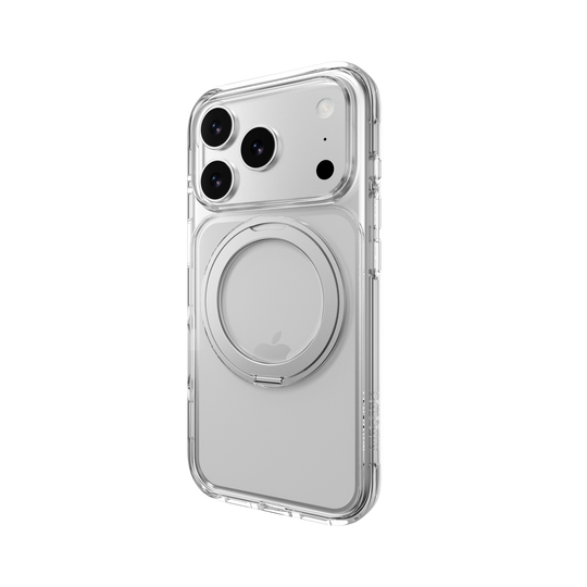MAGEASY MAGSTAND 360 ROTATING RING CASE FOR IPHONE 17 SERIES -TRANSPARENT MAGEASY MAGSTAND 360 ROTATING RING CASE FOR IPHONE 17 SERIES -TRANSPARENT