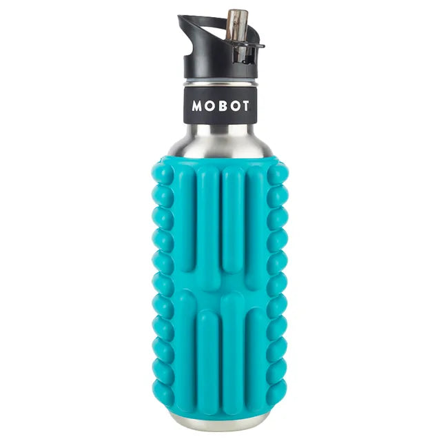 MOBOT Foam Roller Water Bottle 0.7L - Grace Aqua MOBOT Foam Roller Water Bottle 0.7L - Grace Aqua