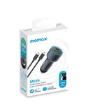 MOMAX Move 67W Dual Port CAR Charge+