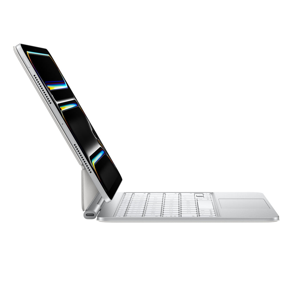 Apple Magic Keyboard for iPad Pro 11‑inch (M4) - Arabic - White Apple Magic Keyboard for iPad Pro 11‑inch (M4) - Arabic - White