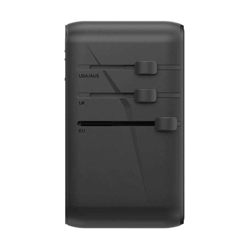 MOMAX 1-WORLD 140W GAN 4 PORTS TRAVEL ADAPTER MOMAX 1-WORLD 140W GAN 4 PORTS TRAVEL ADAPTER