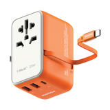 MOMAX 1-WORLD 25W 3 PORT TRAVEL ADAPTOR