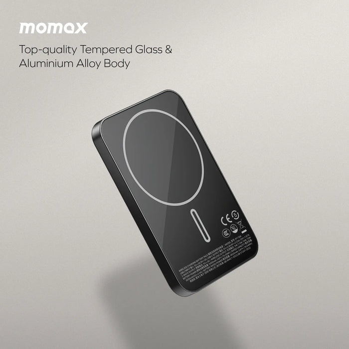 MOMAX Q.MAG X 5000mAh GEN2 15W ULTRA SLIM MAGSAFE WIRELESS POWER BANK MOMAX Q.MAG X 5000mAh GEN2 15W ULTRA SLIM MAGSAFE WIRELESS POWER BANK
