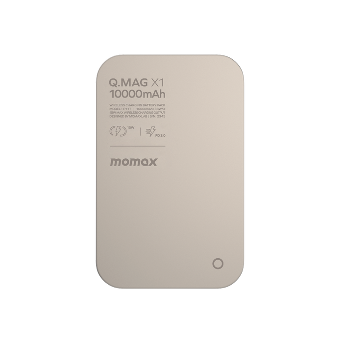 MOMAX Q.MAG X1 magnetic Wireless Battery Pack (10000mah)13mm Ultra slim MOMAX Q.MAG X1 magnetic Wireless Battery Pack (10000mah)13mm Ultra slim