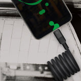 Momax Mag.Link Magnetic USB-A to USB-C Cable 60W 1m - Black