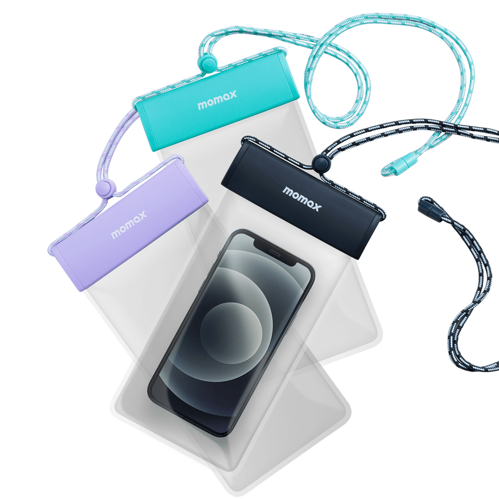 Momax Waterproof Pouch Universal With Neck Strap Momax Waterproof Pouch Universal With Neck Strap