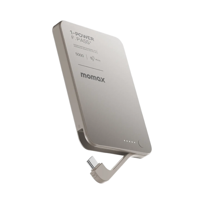 Momax 1-Power F.Pass+ 5000mAh Battery Pack  (Titanium)