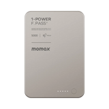 Momax 1-Power F.Pass+ 5000mAh Battery Pack  (Titanium)