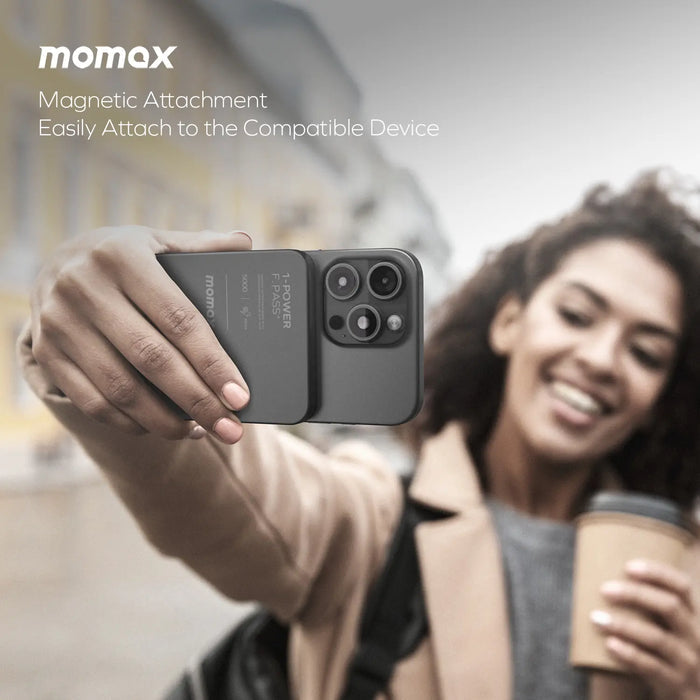 Momax 1-Power F.Pass+ 5000mAh Battery Pack (Titanium) Momax 1-Power F.Pass+ 5000mAh Battery Pack (Titanium)