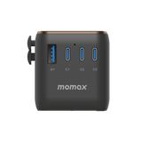 MOMAX 1-World 170W GAN 4 Port Travel Adapter- Sandstone