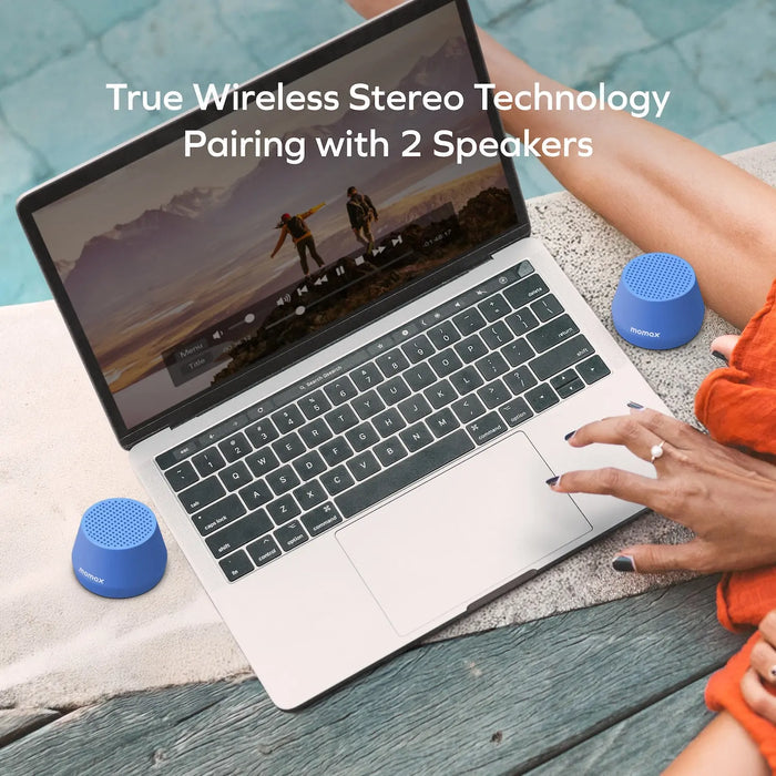 MOMAX 1-Vibe Go LITE Magnetic Wireless Speaker MOMAX 1-Vibe Go LITE Magnetic Wireless Speaker