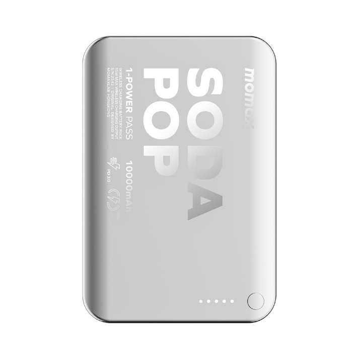 MOMAX 1-POWER PASS 10000mAh MAGNETIC WIRELESS POWER BANK MOMAX 1-POWER PASS 10000mAh MAGNETIC WIRELESS POWER BANK