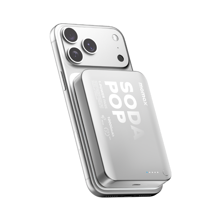 MOMAX 1-POWER PASS 10000mAh MAGNETIC WIRELESS POWER BANK MOMAX 1-POWER PASS 10000mAh MAGNETIC WIRELESS POWER BANK
