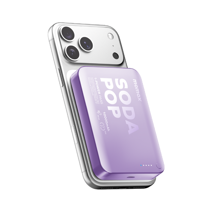 MOMAX 1-POWER PASS 10000mAh MAGNETIC WIRELESS POWER BANK MOMAX 1-POWER PASS 10000mAh MAGNETIC WIRELESS POWER BANK