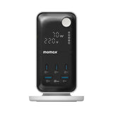 MOMAX 1-CHARGE 70W WORK FLOW 6-OUTLET DIGITAL DISPLAY POWER TOWER WITH USB