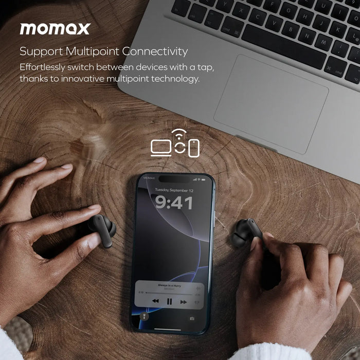 MOMAX 1 VIBE LITE True Wireless Noise Cancelling Earbuds MOMAX 1 VIBE LITE True Wireless Noise Cancelling Earbuds