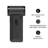 Momax 1° Airo Multi-Use Turbo High-Speed Fan & Cleaner RO12E Dark Gray