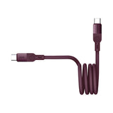 Momax Mag Link 60W USB C to USB C Magnetic Cable 1m - Dusky Cherry