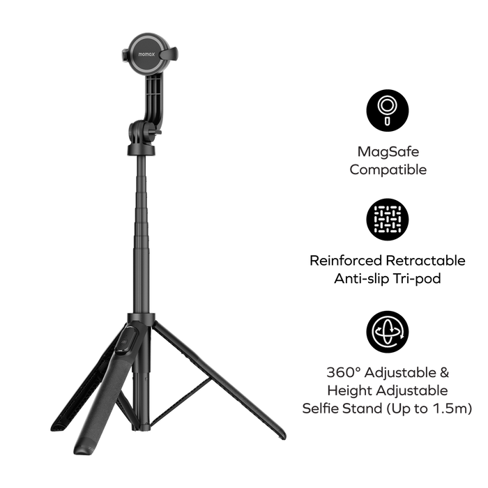 MOMAX 1-SNAP MAGNETIC SELFIE STICK MOMAX 1-SNAP MAGNETIC SELFIE STICK