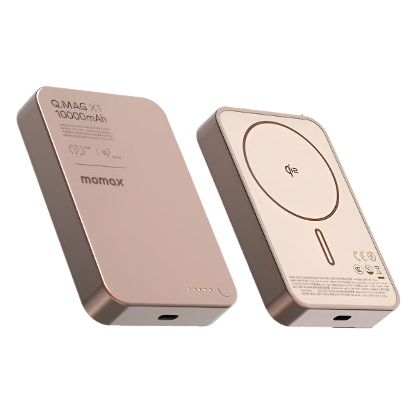 MOMAX Q.MAG X1 QI2 10000mAh GEN2 MAGSAFE WIRELESS POWER BANK