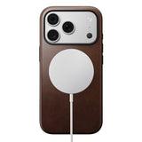 NOMAD Modern Leather Case For iPhone 18 Pro/Pro Max - Brown