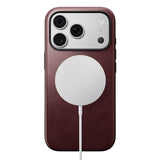 NOMAD Modern Leather Case For iPhone 18 Pro/Pro Max - Horween Burgundy