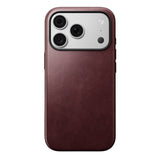 NOMAD Modern Leather Case For iPhone 18 Pro/Pro Max - Horween Burgundy