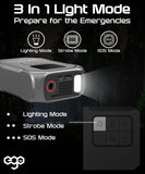 EGO Power Bank Jump Pump 4 in 1 Car Jump Starter and Air Pump 65W Gray