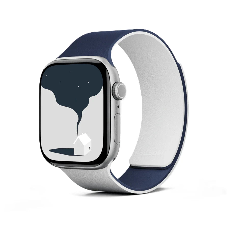 MOFT Snap Apple Watch Band 44/45/46/49 MM- Navy Blue- Misty Cove MOFT Snap Apple Watch Band 44/45/46/49 MM- Navy Blue- Misty Cove