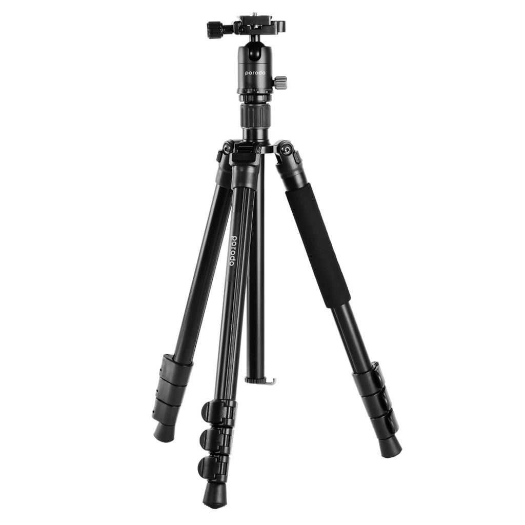 Porodo Aluminium Tripod with Ball head - Black