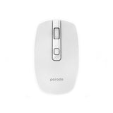 Porodo Wireless and Bluetooth Rechargeable Mouse - White