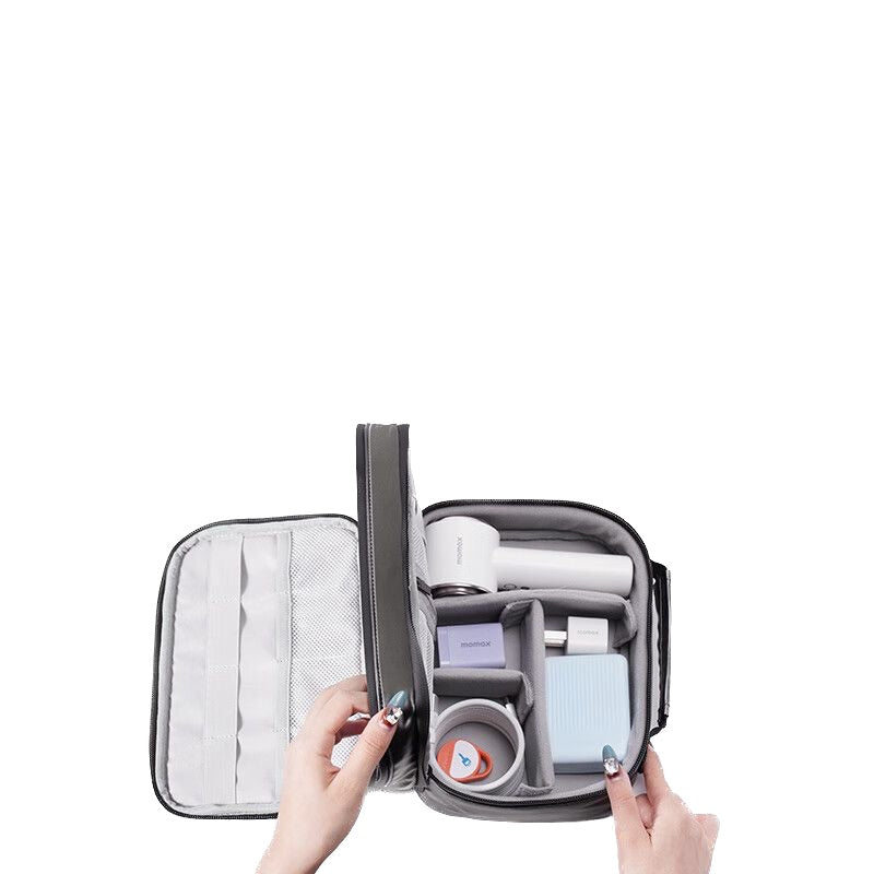 MOMAX 1-World Organiser Tech kit - Grey MOMAX 1-World Organiser Tech kit - Grey