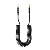 Porodo AUX 3.5 to 3.5 Coil Cable 1.2M Black