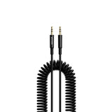 Porodo AUX 3.5 to 3.5 Coil Cable 1.2M Black
