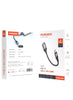 Porodo USB A to Type-C Adapter 0.12M Cable Black Porodo USB A to Type-C Adapter 0.12M Cable Black