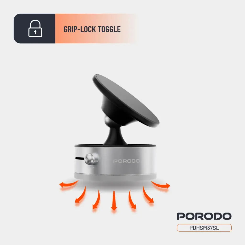 PORODO MAG SAFE CAR PHONE HOLDER - BLACK PORODO MAG SAFE CAR PHONE HOLDER - BLACK