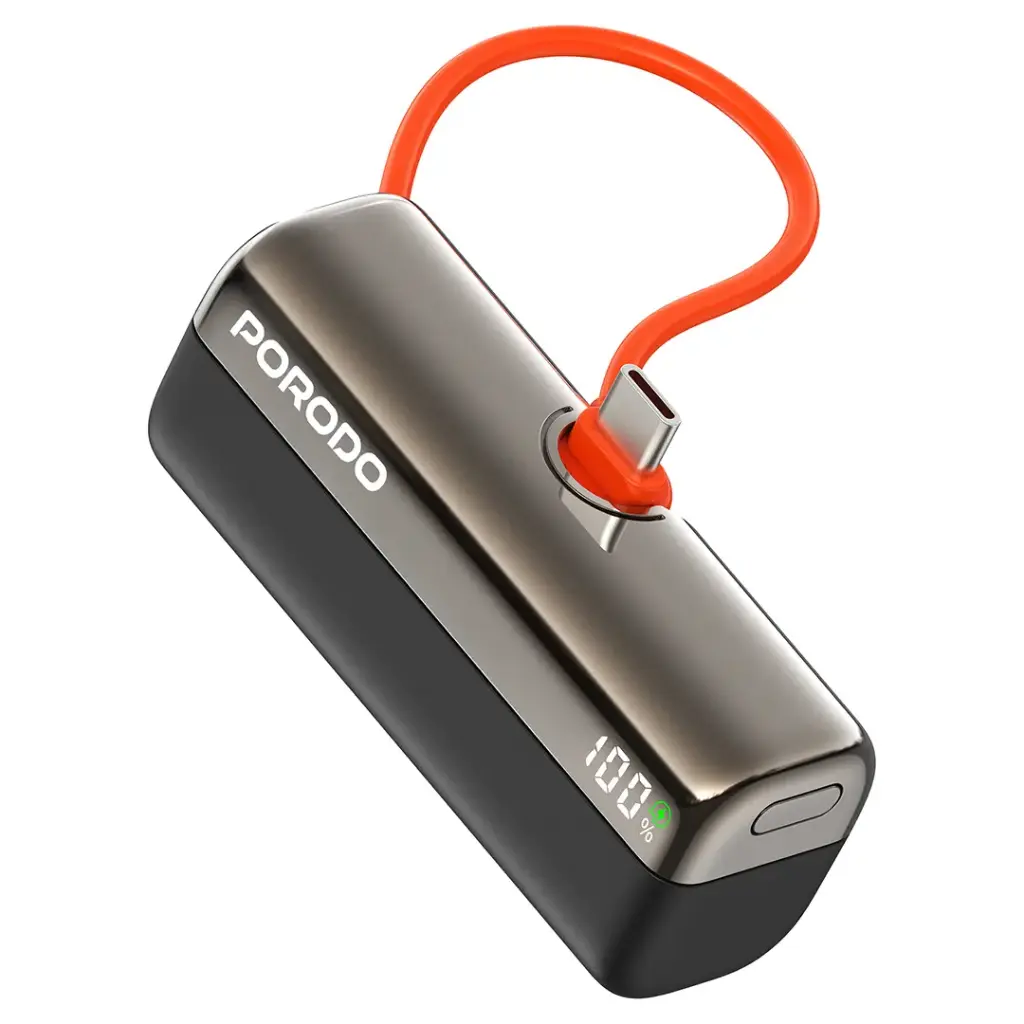Porodo Pocket Volt 5000mAh Power Bank Porodo Pocket Volt 5000mAh Power Bank