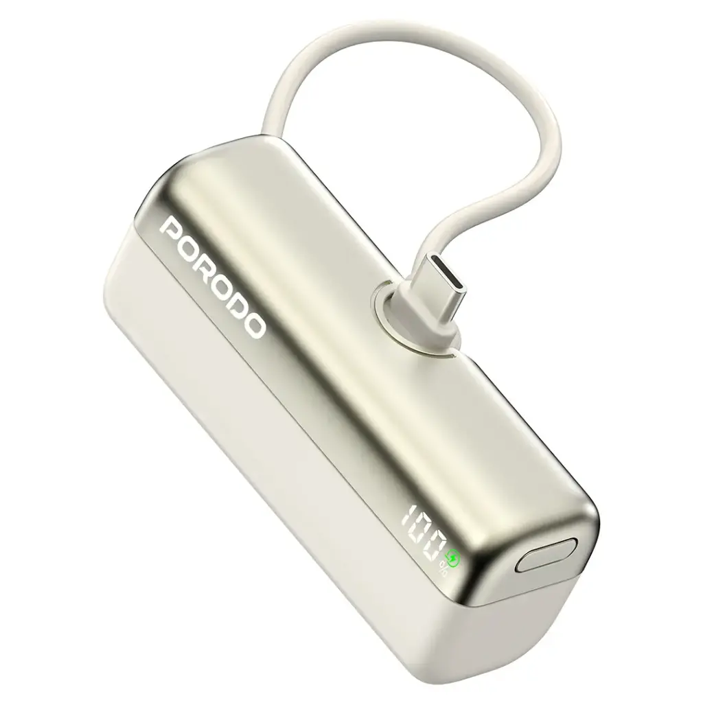 Porodo Pocket Volt 5000mAh Power Bank Porodo Pocket Volt 5000mAh Power Bank