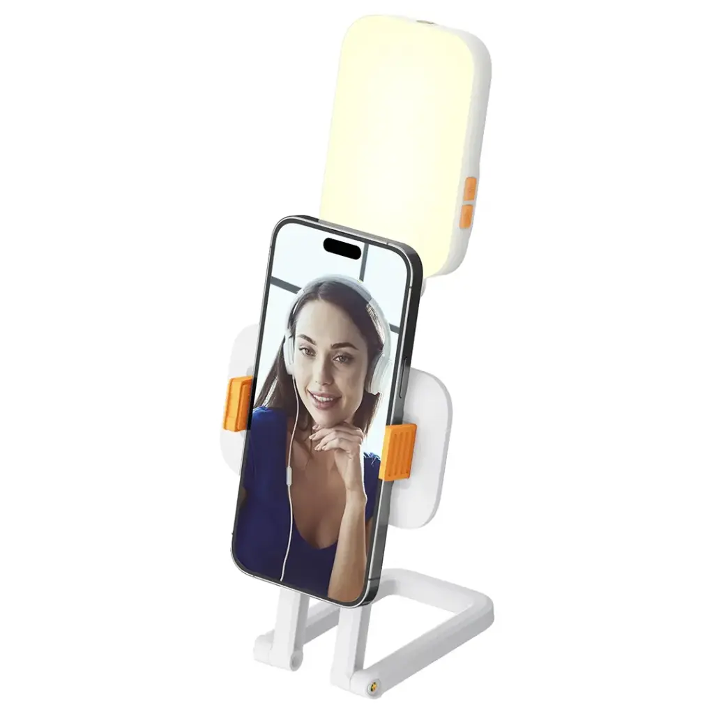 Porodo Lifestyle Phone Stand Fill Light Porodo Lifestyle Phone Stand Fill Light