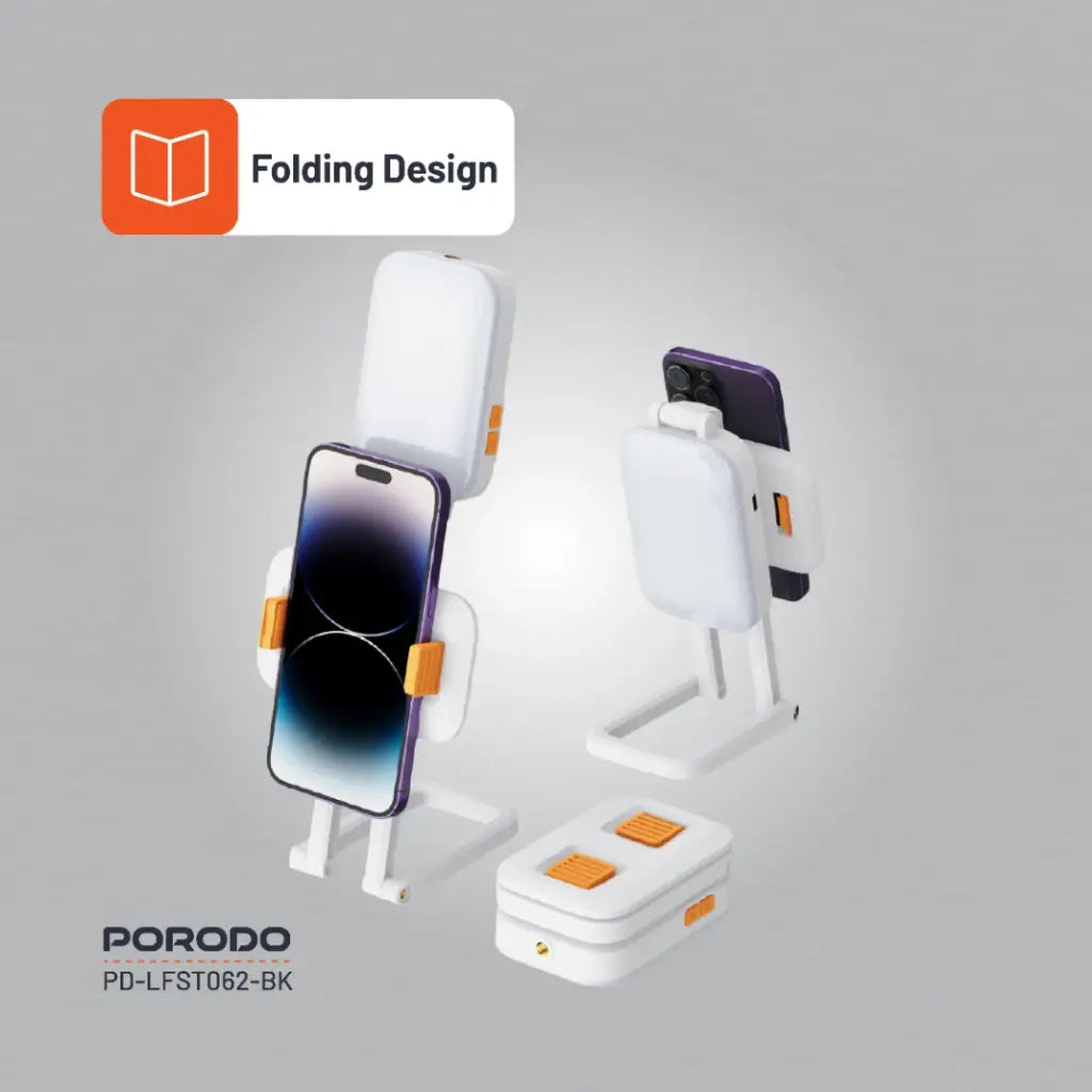 Porodo Lifestyle Phone Stand Fill Light Porodo Lifestyle Phone Stand Fill Light