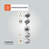 Porodo 150+ Countries Universal AC Adapters