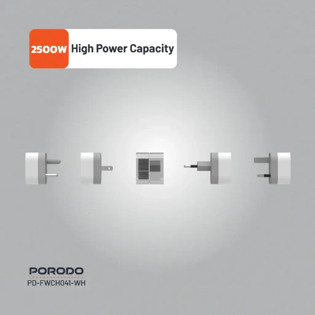 Porodo 150+ Countries Universal AC Adapters Porodo 150+ Countries Universal AC Adapters