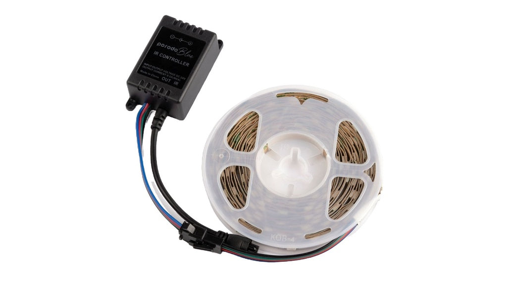 Porodo Blue RGB Light Strip Sound Reactive Lighting Porodo Blue RGB Light Strip Sound Reactive Lighting