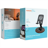 Porodo Blue 360 Degree Rotating Desktop Phone Holder - Black