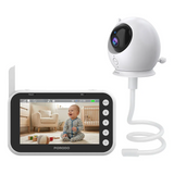 Porodo Lifestyle Lumi Baby Smart Monitor with Camera and Display Screen - White