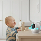 Porodo Lifestyle Lumi Baby Smart Monitor with Camera and Display Screen - White