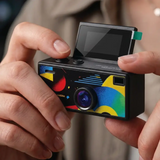 Porodo Mini Thumb Camera with Flip Display (2MP) , TF Card Support (SD Card Not included )