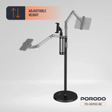 Porodo Phone & Tablet Floor Stand - Black