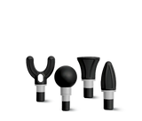 Porodo Lifestyle EaseOn Handheld Massager with 4 Heads  - Black & Grey